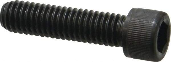 Value Collection - 3/8-16 UNC Hex Socket Drive, Socket Cap Screw - Alloy Steel, Black Oxide Finish, Fully Threaded, 1-1/2" Length Under Head - Apex Tool & Supply