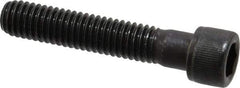 Value Collection - 3/8-16 UNC Hex Socket Drive, Socket Cap Screw - Alloy Steel, Black Oxide Finish, Partially Threaded, 2" Length Under Head - Apex Tool & Supply
