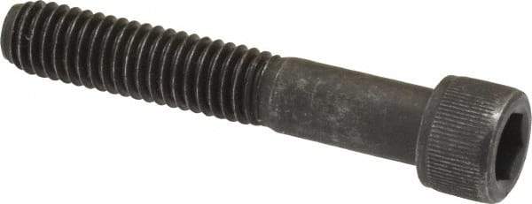 Value Collection - 3/8-16 UNC Hex Socket Drive, Socket Cap Screw - Alloy Steel, Black Oxide Finish, Partially Threaded, 2-1/4" Length Under Head - Apex Tool & Supply
