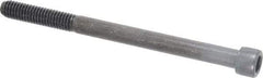 Value Collection - 3/8-16 UNC Hex Socket Drive, Socket Cap Screw - Alloy Steel, Black Oxide Finish, Partially Threaded, 5" Length Under Head - Apex Tool & Supply