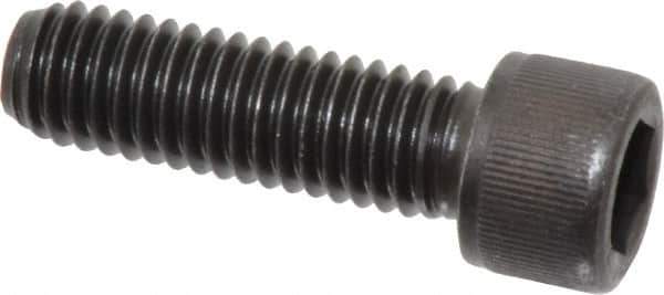 Value Collection - 7/16-14 UNC Hex Socket Drive, Socket Cap Screw - Alloy Steel, Black Oxide Finish, Fully Threaded, 1-1/2" Length Under Head - Apex Tool & Supply