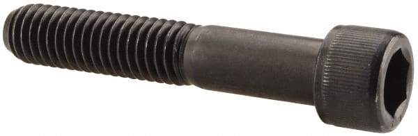 Value Collection - 7/16-14 UNC Hex Socket Drive, Socket Cap Screw - Alloy Steel, Black Oxide Finish, Partially Threaded, 2-1/2" Length Under Head - Apex Tool & Supply