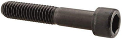 Value Collection - 7/16-14 UNC Hex Socket Drive, Socket Cap Screw - Alloy Steel, Black Oxide Finish, Partially Threaded, 2-1/2" Length Under Head - Apex Tool & Supply