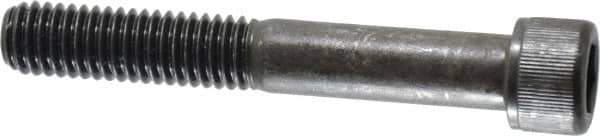 Value Collection - 7/16-14 UNC Hex Socket Drive, Socket Cap Screw - Alloy Steel, Black Oxide Finish, Partially Threaded, 3" Length Under Head - Apex Tool & Supply