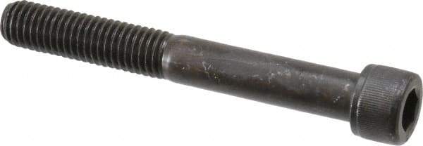 Value Collection - 1/2-13 UNC Hex Socket Drive, Socket Cap Screw - Alloy Steel, Black Oxide Finish, Partially Threaded, 4" Length Under Head - Apex Tool & Supply