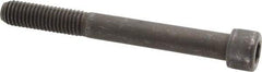 Value Collection - 1/2-13 UNC Hex Socket Drive, Socket Cap Screw - Alloy Steel, Black Oxide Finish, Partially Threaded, 4-1/2" Length Under Head - Apex Tool & Supply
