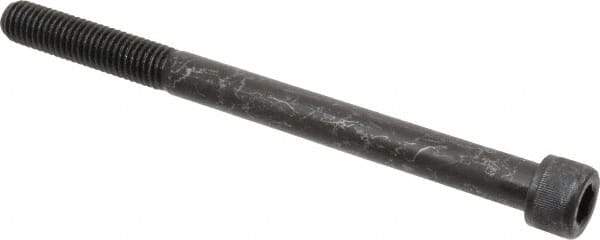 Value Collection - 1/2-13 UNC Hex Socket Drive, Socket Cap Screw - Alloy Steel, Black Oxide Finish, Partially Threaded, 6-1/2" Length Under Head - Apex Tool & Supply