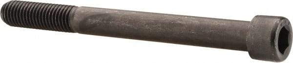 Value Collection - 5/8-11 UNC Hex Socket Drive, Socket Cap Screw - Alloy Steel, Black Oxide Finish, Partially Threaded, 6-1/2" Length Under Head - Apex Tool & Supply