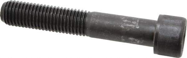 Value Collection - 3/4-10 UNC Hex Socket Drive, Socket Cap Screw - Alloy Steel, Black Oxide Finish, Partially Threaded, 4-1/2" Length Under Head - Apex Tool & Supply