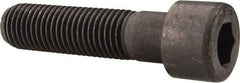 Value Collection - 1-8 UNC Hex Socket Drive, Socket Cap Screw - Alloy Steel, Black Oxide Finish, Partially Threaded, 4" Length Under Head - Apex Tool & Supply