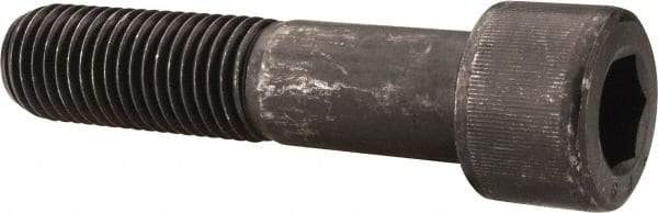 Value Collection - 1-8 UNC Hex Socket Drive, Socket Cap Screw - Alloy Steel, Black Oxide Finish, Partially Threaded, 4-1/2" Length Under Head - Apex Tool & Supply