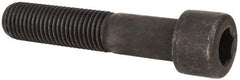 Value Collection - 1-8 UNC Hex Socket Drive, Socket Cap Screw - Alloy Steel, Black Oxide Finish, Partially Threaded, 5" Length Under Head - Apex Tool & Supply