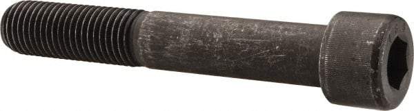 Value Collection - 1-8 UNC Hex Socket Drive, Socket Cap Screw - Alloy Steel, Black Oxide Finish, Partially Threaded, 6-1/2" Length Under Head - Apex Tool & Supply