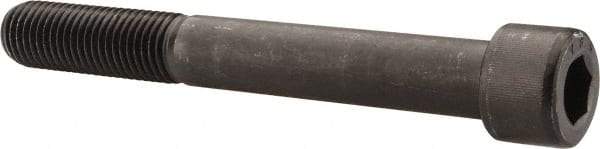 Value Collection - 1-8 UNC Hex Socket Drive, Socket Cap Screw - Alloy Steel, Black Oxide Finish, Partially Threaded, 8" Length Under Head - Apex Tool & Supply