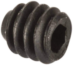 Value Collection - #0-80 UNF, 1/16" OAL, Cup Point Set Screw - Grade 8 Alloy Steel, 0.028" Key - Apex Tool & Supply