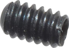 Value Collection - #0-80 UNF, 3/32" OAL, Cup Point Set Screw - Grade 8 Alloy Steel, 0.028" Key - Apex Tool & Supply