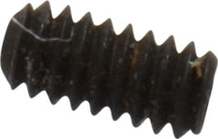Value Collection - #0-80 UNF, 1/8" OAL, Cup Point Set Screw - Grade 8 Alloy Steel, 0.028" Key - Apex Tool & Supply