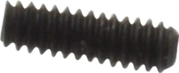 Value Collection - #0-80 UNF, 3/16" OAL, Cup Point Set Screw - Grade 8 Alloy Steel, 0.028" Key - Apex Tool & Supply