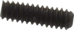 Value Collection - #0-80 UNF, 3/16" OAL, Cup Point Set Screw - Grade 8 Alloy Steel, 0.028" Key - Apex Tool & Supply