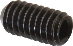 Value Collection - #5-44 UNF, 1/4" OAL, Cup Point Set Screw - Grade 8 Alloy Steel, 1/16" Key - Apex Tool & Supply