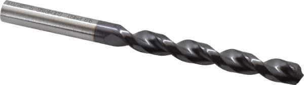 Guhring - 0.3543" 130° Powdered Metal Jobber Drill - FIREX Finish, Right Hand Cut, Parabolic Flute, Straight Shank, 4-29/32" OAL, Cone Relief Point - Apex Tool & Supply
