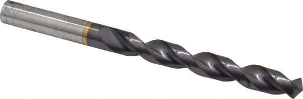 Guhring - 7/16" 130° Powdered Metal Jobber Drill - FIREX Finish, Right Hand Cut, Parabolic Flute, Straight Shank, 5-19/32" OAL, Cone Relief Point - Apex Tool & Supply