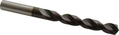 Guhring - 0.5118" 130° Powdered Metal Jobber Drill - FIREX Finish, Right Hand Cut, Parabolic Flute, Straight Shank, 5-15/16" OAL, Cone Relief Point - Apex Tool & Supply