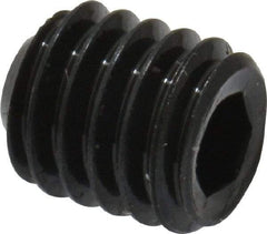 Value Collection - #8-36 UNF, 3/16" OAL, Cup Point Set Screw - Grade 8 Alloy Steel, 5/64" Key - Apex Tool & Supply