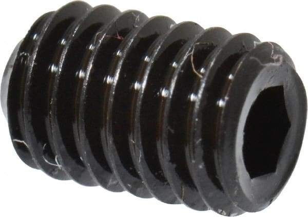 Value Collection - #8-36 UNF, 1/4" OAL, Cup Point Set Screw - Grade 8 Alloy Steel, 5/64" Key - Apex Tool & Supply