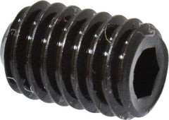 Value Collection - #8-36 UNF, 1/4" OAL, Cup Point Set Screw - Grade 8 Alloy Steel, 5/64" Key - Apex Tool & Supply