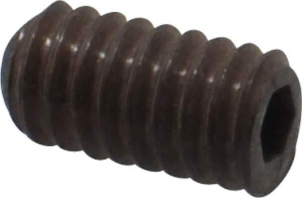 Value Collection - #8-36 UNF, 5/16" OAL, Cup Point Set Screw - Grade 8 Alloy Steel, 5/64" Key - Apex Tool & Supply