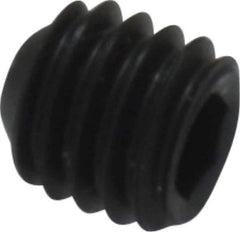 Value Collection - #10-32 UNF, 3/16" OAL, Cup Point Set Screw - Grade 8 Alloy Steel, 3/32" Key - Apex Tool & Supply