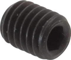 Value Collection - #10-32 UNF, 1/4" OAL, Cup Point Set Screw - Grade 8 Alloy Steel, 3/32" Key - Apex Tool & Supply