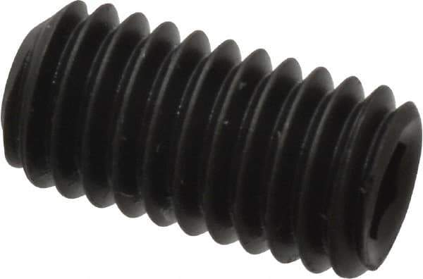 Value Collection - #10-32 UNF, 3/8" OAL, Cup Point Set Screw - Grade 8 Alloy Steel, 3/32" Key - Apex Tool & Supply