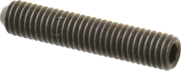 Value Collection - #10-32 UNF, 1" OAL, Cup Point Set Screw - Grade 8 Alloy Steel, 3/32" Key - Apex Tool & Supply