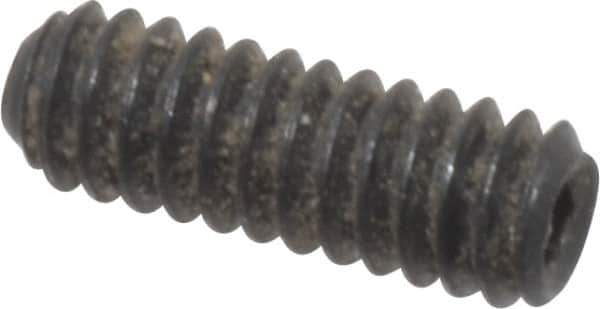 Value Collection - #2-56 UNC, 1/4" OAL, Cup Point Set Screw - Grade 8 Alloy Steel, 0.035" Key - Apex Tool & Supply