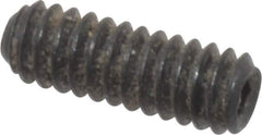 Value Collection - #2-56 UNC, 1/4" OAL, Cup Point Set Screw - Grade 8 Alloy Steel, 0.035" Key - Apex Tool & Supply