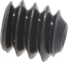 Value Collection - #4-40 UNC, 1/8" OAL, Cup Point Set Screw - Grade 8 Alloy Steel, 0.05" Key - Apex Tool & Supply