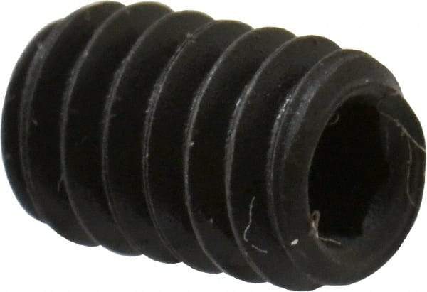 Value Collection - #5-40 UNC, 3/16" OAL, Cup Point Set Screw - Grade 8 Alloy Steel, 1/16" Key - Apex Tool & Supply