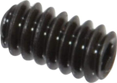 Value Collection - #6-32 UNC, 1/4" OAL, Cup Point Set Screw - Grade 8 Alloy Steel, 1/16" Key - Apex Tool & Supply