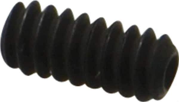 Value Collection - #6-32 UNC, 5/16" OAL, Cup Point Set Screw - Grade 8 Alloy Steel, 1/16" Key - Apex Tool & Supply