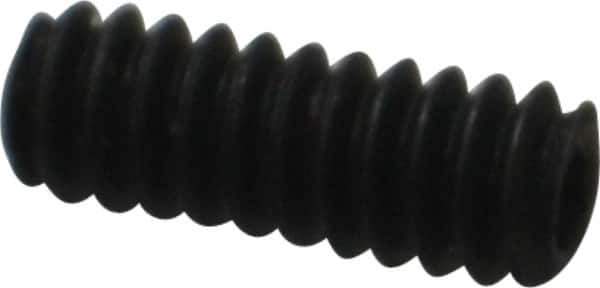 Value Collection - #6-32 UNC, 3/8" OAL, Cup Point Set Screw - Grade 8 Alloy Steel, 1/16" Key - Apex Tool & Supply