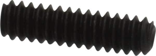 Value Collection - #6-32 UNC, 1/2" OAL, Cup Point Set Screw - Grade 8 Alloy Steel, 1/16" Key - Apex Tool & Supply