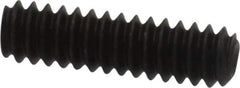 Value Collection - #6-32 UNC, 1/2" OAL, Cup Point Set Screw - Grade 8 Alloy Steel, 1/16" Key - Apex Tool & Supply