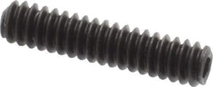 Value Collection - #6-32 UNC, 5/8" OAL, Cup Point Set Screw - Grade 8 Alloy Steel, 1/16" Key - Apex Tool & Supply