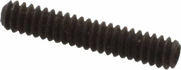 Value Collection - #6-32 UNC, 3/4" OAL, Cup Point Set Screw - Grade 8 Alloy Steel, 1/16" Key - Apex Tool & Supply