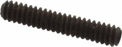 Value Collection - #6-32 UNC, 3/4" OAL, Cup Point Set Screw - Grade 8 Alloy Steel, 1/16" Key - Apex Tool & Supply
