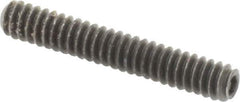 Value Collection - #6-32 UNC, 7/8" OAL, Cup Point Set Screw - Grade 8 Alloy Steel, 1/16" Key - Apex Tool & Supply
