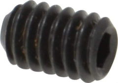 Value Collection - #8-32 UNC, 1/4" OAL, Cup Point Set Screw - Grade 8 Alloy Steel, 5/64" Key - Apex Tool & Supply