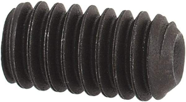 Value Collection - #8-32 UNC, 5/16" OAL, Cup Point Set Screw - Grade 8 Alloy Steel, 5/64" Key - Apex Tool & Supply